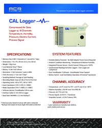 Thumbnail of document Data Sheet - CAL Compressed Air Logger